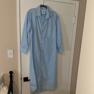 Wear Cisco Blue Shirt Midi Dress Size M/L